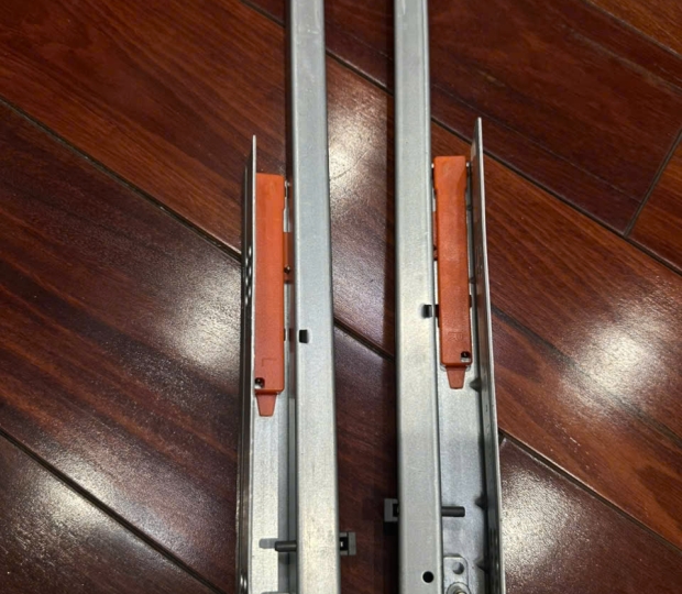 Ray âm 3 tầng giảm chấn QC 250-500MM NGŨ KIM PHÁT TRIỂN