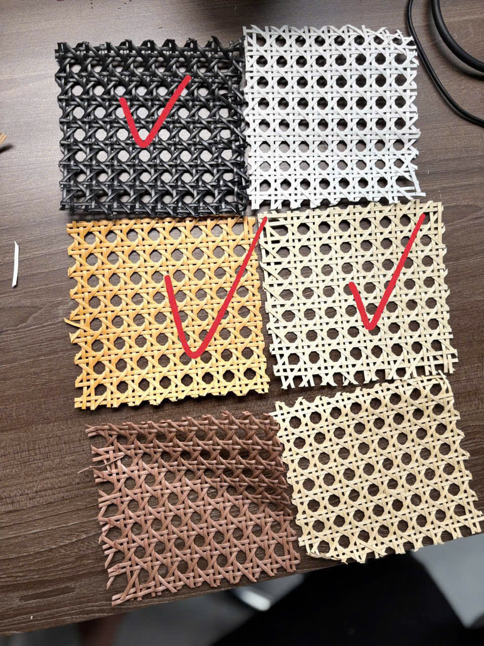 mây mắt cáo nhựa giả mây